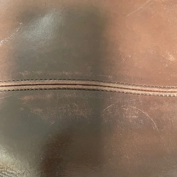 VINTAGE COACH TRIBECA SHOULDER BAG IN MAHOGANY - Picture 15 of 16